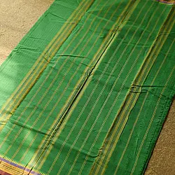 Iravati - Narayanpet Handloom Cotton Saree -  Leaf Green