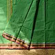 Buy south handloom saree in Leaf Green