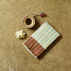 Iravati | Narayanpet Handloom Cotton Saree | Pastel Colour