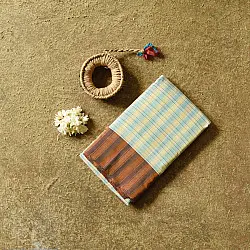 Iravati | Narayanpet Handloom Cotton Saree | Pastel Colour