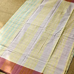 Iravati | Narayanpet Handloom Cotton Saree | Pastel Colour