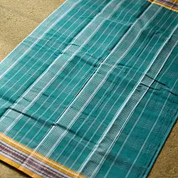 Iravati | Narayanpet Handloom Cotton Saree | Sea Blue