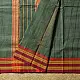pure Handloom Deep Green Saree