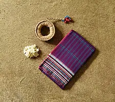 Iravati | Narayanpet Handloom Cotton Saree | Deep Magenta-Violet