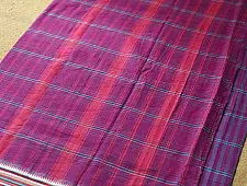 Iravati | Narayanpet Handloom Cotton Saree | Deep Magenta-Violet