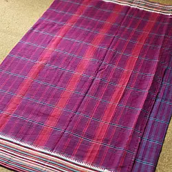 Iravati | Narayanpet Handloom Cotton Saree | Deep Magenta-Violet