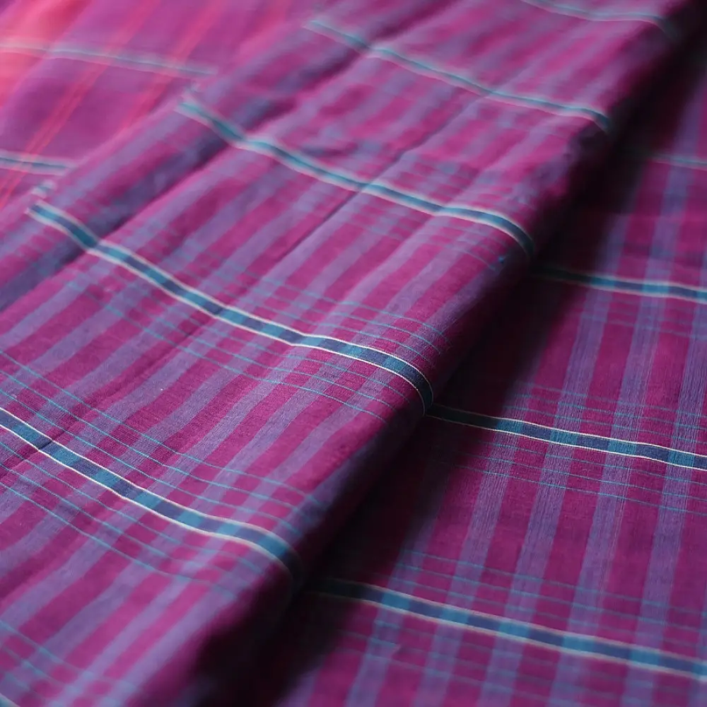 Deep Magenta handloom saree