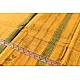 shop Narayanpet Handloom Cotton Yellow Saree With Red Border