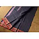 shop Narayanpet Handwoven Navy Blue Checks Saree