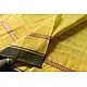 shop Narayanpet Handwoven Yellow Saree With Green Border
