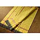 shop Narayanpet Handwoven Yellow Saree With Green Border