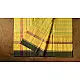 shop Narayanpet Handwoven Yellow Saree With Green Border