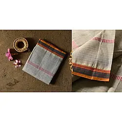 Iravati .  इरावती  - Narayanpet Ivery Color Saree - Handwoven Cotton