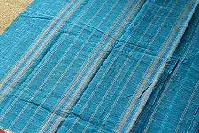 Iravati | Narayanpet Handloom Cotton Saree | Peacock Blue