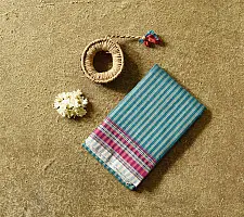 Iravati | Narayanpet Handloom Cotton Saree | Teal Green