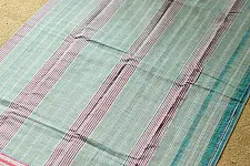 Iravati | Narayanpet Handloom Cotton Saree | Teal Green