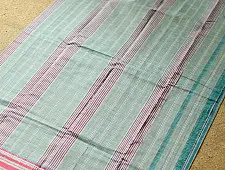 Iravati | Narayanpet Handloom Cotton Saree | Teal Green