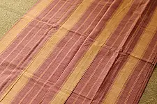 Iravati | Narayanpet Handloom Cotton Saree | Muted Brick Red