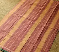 Iravati | Narayanpet Handloom Cotton Saree | Muted Brick Red