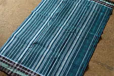 Iravati .  इरावती  - Narayanpet Saree - Handwoven Cotton - Blue