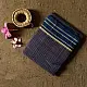 shop handwoven narayanpet cotton Purple Checks saree