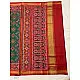 पारिजात ✼ Single Ikat Patola  ✼ Silk  Saree ✼ 10