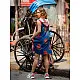 shop Dabu- Handblock Print - Bawra Sleeveless Summer Dress