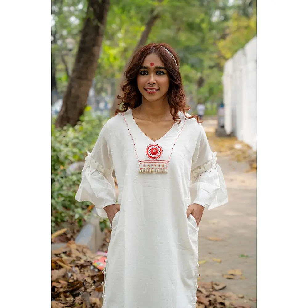 shop Mull Cotton Designer Convertible  Dress