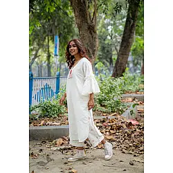 Shvet | Mull Cotton Designer Tunic & Pant Set