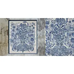 Grace the wall ~ DUTCH MURAL-D (Set of 20 tiles)