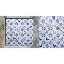 Grace the wall ~ DUTCH MURAL-E (Set of 25 tiles)