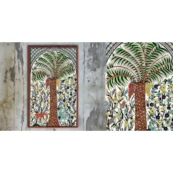 Grace the wall ~ TURKISH MURAL-K (Set of 15 tiles)