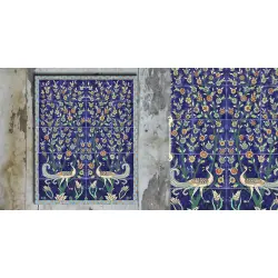 Grace the wall ~ TURKISH MURAL-O (Set of 20 tiles)