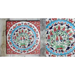 Grace the wall ~ TURKISH MURAL-S (Set of 4 tiles)