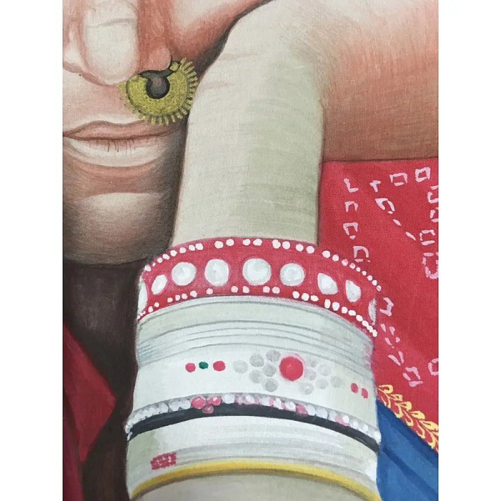 Miniature Painting ~ Rajasthani Women