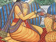 Miniature Painting ~ Rajasthan ~ Radha Krishna