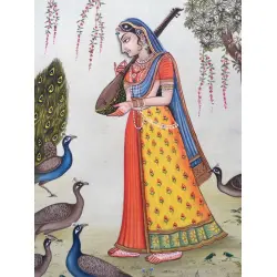 Miniature Painting ~ Rajasthan ~ Meera