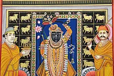 Miniature Painting ~ Rajasthan ~ Srinath ji {B}