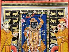 Miniature Painting ~ Rajasthan ~ Srinath ji {B}