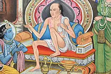 Miniature Painting ~ Rajasthan ~ Krishna Sudama