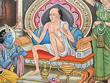 Miniature Painting ~ Rajasthan ~ Krishna Sudama