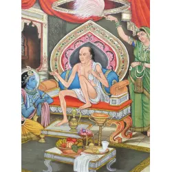 Miniature Painting ~ Rajasthan ~ Krishna Sudama