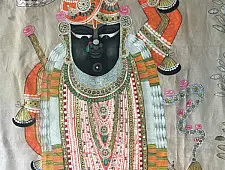 Miniature Painting ~ Rajasthan ~ Srinath ji {C}