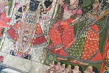 Miniature Painting ~ Rajasthan ~ Srinath Ji {D}