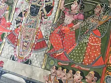 Miniature Painting ~ Rajasthan ~ Srinath Ji {D}