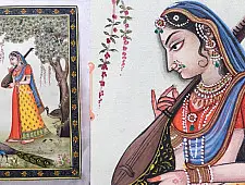 Miniature Painting ~ Rajasthan ~ Meera