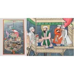 Miniature Painting ~ Rajasthan ~ Mughal Voyage