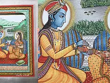 Miniature Painting ~ Rajasthan ~ Radha Krishna