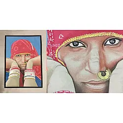 Miniature Painting ~ Rajasthani Women