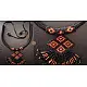 Handmade Bead jewelry ~ Necklace and earring set in black colour